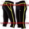 FM-894 tc-414 Ladies Gym Fitness Yoga compression Leggings Baselayer Tight Capri Trouser Black Yellow Thread Zip FM-894 tc-414 Ladies Gym Fitness Yoga compression Leggings Baselayer Tight Capri Trouser Black Yellow Thread Zip