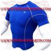 FM-898 h-104 Gym Fitness MMA Rash Guards Baselayer Compression Shirts Blue Half sleeve FM-898 h-104 Gym Fitness MMA Rash Guards Baselayer Compression Shirts Blue Half sleeve