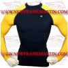 FM-898 b-406 Gym Fitness MMA Rash Guards Baselayer Compression Shirts Full sleeve Black Yellow FM-898 b-406 Gym Fitness MMA Rash Guards Baselayer Compression Shirts Full sleeve Black Yellow
