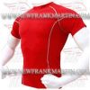 FM-898 h-112 Gym Fitness MMA Rash Guards Baselayer Compression Shirts Red Half sleeve FM-898 h-112 Gym Fitness MMA Rash Guards Baselayer Compression Shirts Red Half sleeve
