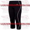 FM-894 mc-10 Men Gym Fitness Yoga Compression Leggings Baselayer Tight Pant Capri Trouser Black White Thread FM-894 mc-10 Men Gym Fitness Yoga Compression Leggings Baselayer Tight Pant Capri Trouser Black White Thread