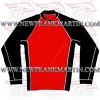 Gym Fitness MMA Rash Guards Baselayer Compression Shirts Black and Red (FM-898 b-42)