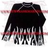 Gym Fitness MMA Rash Guards Baselayer Compression Shirts with Fire Style (FM-898 B-1)