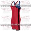 FM-898 ms-610 Wrestling Gym fitness Weightlifting Workout Singlet Red & Blue FM-898 ms-610 Wrestling Gym fitness Weightlifting Workout Singlet Red & Blue