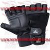 FM-996 g-882 Weightlifting Fitness Crossfit Gym Gloves GrainLeather & Fourway Black FM-996 g-882 Weightlifting Fitness Crossfit Gym Gloves GrainLeather & Fourway Black