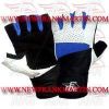 FM-996 g-704 Weightlifting Fitness Crossfit Gym Gloves Leather Black Blue White FM-996 g-704 Weightlifting Fitness Crossfit Gym Gloves Leather Black Blue White