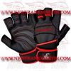 FM-996 g-2942 Weightlifting Fitness Crossfit Gym Gloves Leather Black Red FM-996 g-2942 Weightlifting Fitness Crossfit Gym Gloves Leather Black Red
