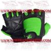 FM-996 g-426 Weightlifting Fitness Crossfit Gym Gloves Leather Spandex Black Green FM-996 g-426 Weightlifting Fitness Crossfit Gym Gloves Leather Spandex Black Green