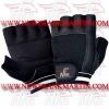 FM-996 g-406 Weightlifting Fitness Crossfit Gym Gloves Leather Spandex Black White FM-996 g-406 Weightlifting Fitness Crossfit Gym Gloves Leather Spandex Black White