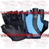 FM-996 g-2062 Weightlifting Fitness Crossfit Gym Gloves Leather Spandex Blue Black FM-996 g-2062 Weightlifting Fitness Crossfit Gym Gloves Leather Spandex Blue Black
