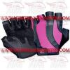 FM-996 g-2064 Weightlifting Fitness Crossfit Gym Gloves Leather Spandex Pink Black FM-996 g-2064 Weightlifting Fitness Crossfit Gym Gloves Leather Spandex Pink Black