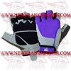 FM-996 g-1844 Weightlifting Fitness Crossfit Gym Gloves Leather Spandex Purple Grey FM-996 g-1844 Weightlifting Fitness Crossfit Gym Gloves Leather Spandex Purple Grey