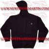 Fleece Hood with Zip Black (FM-1601 a-42)