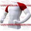 FM-898 h-204 Gym Fitness MMA Rash Guards Baselayer Compression Shirts White & Red Half sleeve FM-898 h-204 Gym Fitness MMA Rash Guards Baselayer Compression Shirts White & Red Half sleeve