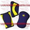 FM-176 ke-294 Weightlifting Fitness Crossfit Gym 5mm 7mm Knee Sleeves Blue Yellow FM-176 ke-294 Weightlifting Fitness Crossfit Gym 5mm 7mm Knee Sleeves Blue Yellow