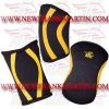 FM-176 ke-620 Weightlifting Fitness Crossfit Gym 5mm 7mm Knee Sleeves Elastic Black Yellow FM-176 ke-620 Weightlifting Fitness Crossfit Gym 5mm 7mm Knee Sleeves Elastic Black Yellow