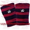 FM-996 ks-16 Weightlifting Fitness Crossfit Gym Knee Sleeves Heavy Polyester Black Maroon FM-996 ks-16 Weightlifting Fitness Crossfit Gym Knee Sleeves Heavy Polyester Black Maroon