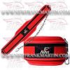 FM-990 d-6 Weightlifting Fitness Leather Dipping Belt Neoprene Red FM-990 d-6 Weightlifting Fitness Leather Dipping Belt Neoprene Red