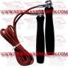 FM-920 a-204 Skipping Jump Rope Leather Heavy Weight Wooden Handle Black FM-920 a-204 Skipping Jump Rope Leather Heavy Weight Wooden Handle Black