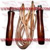 FM-920 a-202 Skipping Jump Rope Leather Heavy Weight Wooden Handle FM-920 a-202 Skipping Jump Rope Leather Heavy Weight Wooden Handle