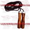 FM-920 Skipping Jump Rope Leather Heavy Weight Wooden Handle FM-920 Skipping Jump Rope Leather Heavy Weight Wooden Handle