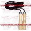 FM-920 a-1 Skipping Jump Rope Leather Light Weight Wooden Handle FM-920 a-1 Skipping Jump Rope Leather Light Weight Wooden Handle