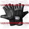 FM-996 g-892 Weightlifting Fitness Crossfit Gym Gloves Grain Leather & Spandex wrap Black FM-996 g-892 Weightlifting Fitness Crossfit Gym Gloves Grain Leather & Spandex wrap Black