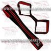 FM-996 cs-2 Weightlifting Fitness Crossfit Bar Cuff Strap Black Red